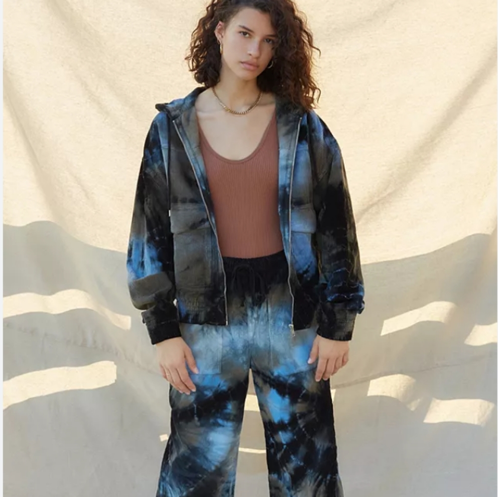 Urban outfitters london BDG corduroy tie dye joggers